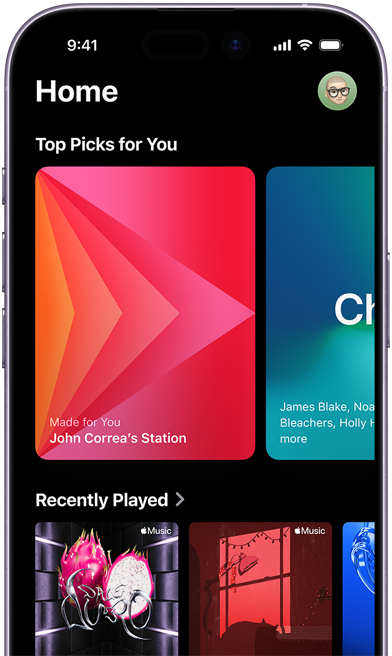Écran Playlist Playground sur un iPhone, montrant une playlist vide qui n’a pas encore été créée