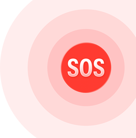 SOS signalo piktograma