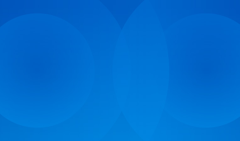 Karte zur Hörgesundheit mit dunklem Farbverlauf in Blau und Lupe Symbol